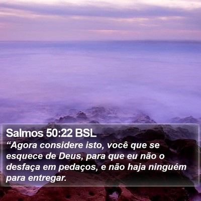 Salmos 50:22 BSL Bible Verse Image