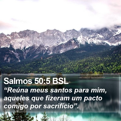 Salmos 50:5 BSL Bible Verse Image