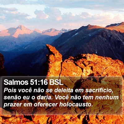 Salmos 51:16 BSL Bible Verse Image