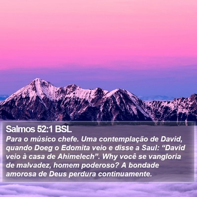 Salmos 52:1 BSL Bible Verse Image