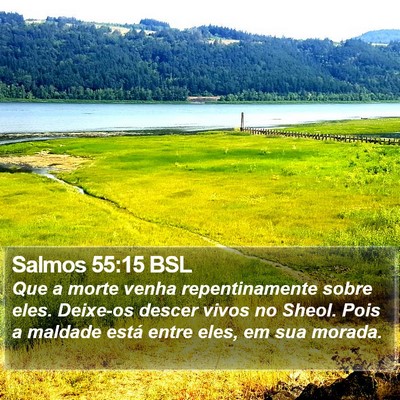 Salmos 55:15 BSL Bible Verse Image