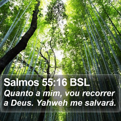 Salmos 55:16 BSL Bible Verse Image