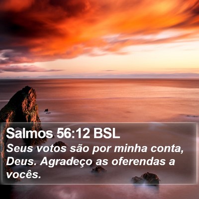 Salmos 56:12 BSL Bible Verse Image