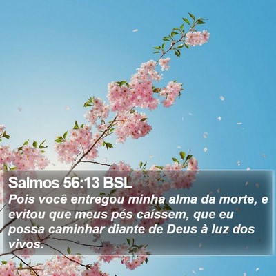 Salmos 56:13 BSL Bible Verse Image