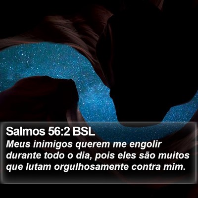 Salmos 56:2 BSL Bible Verse Image