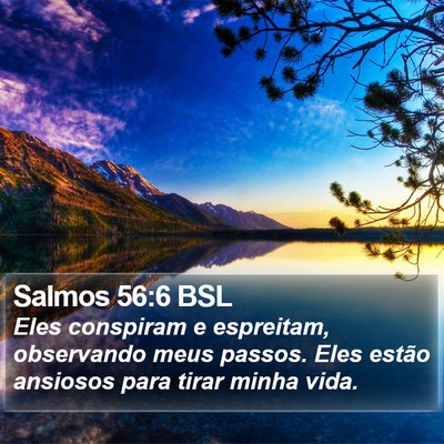 Salmos 56:6 BSL Bible Verse Image