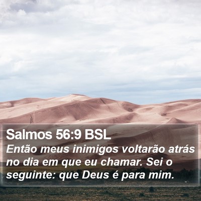 Salmos 56:9 BSL Bible Verse Image
