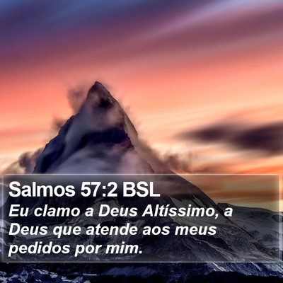 Salmos 57:2 BSL Bible Verse Image