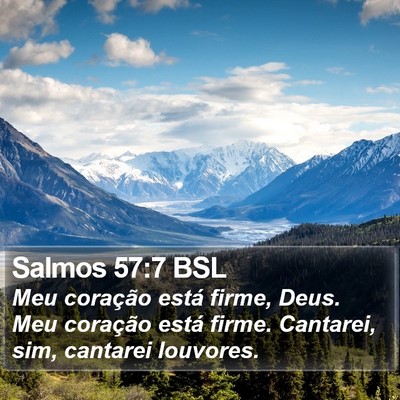 Salmos 57:7 BSL Bible Verse Image