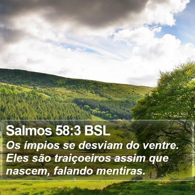 Salmos 58:3 BSL Bible Verse Image