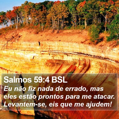 Salmos 59:4 BSL Bible Verse Image