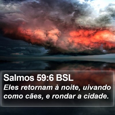 Salmos 59:6 BSL Bible Verse Image