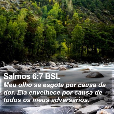 Salmos 6:7 BSL Bible Verse Image