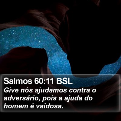 Salmos 60:11 BSL Bible Verse Image