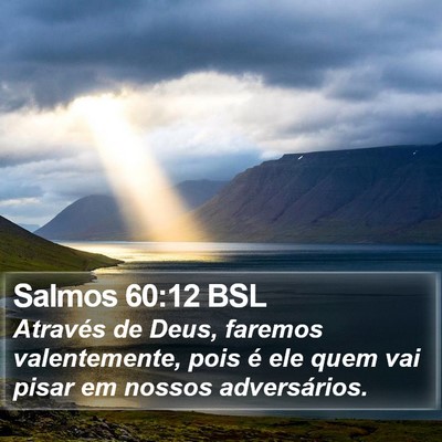 Salmos 60:12 BSL Bible Verse Image