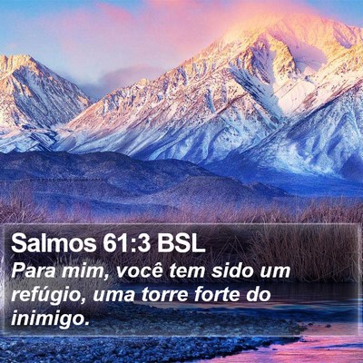 Salmos 61:3 BSL Bible Verse Image