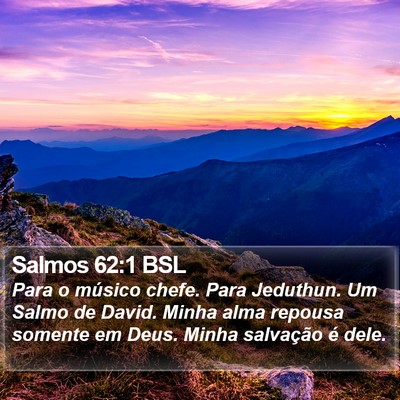 Salmos 62:1 BSL Bible Verse Image