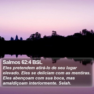 Salmos 62:4 BSL Bible Verse Image