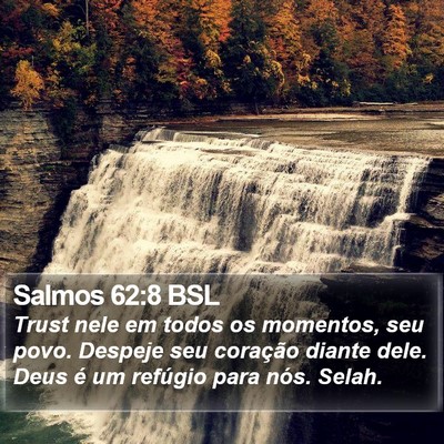 Salmos 62:8 BSL Bible Verse Image