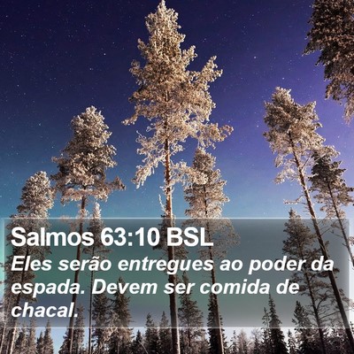Salmos 63:10 BSL Bible Verse Image