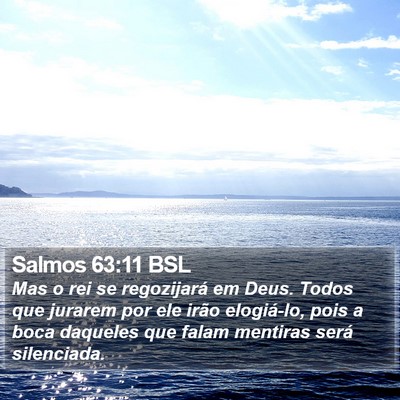 Salmos 63:11 BSL Bible Verse Image