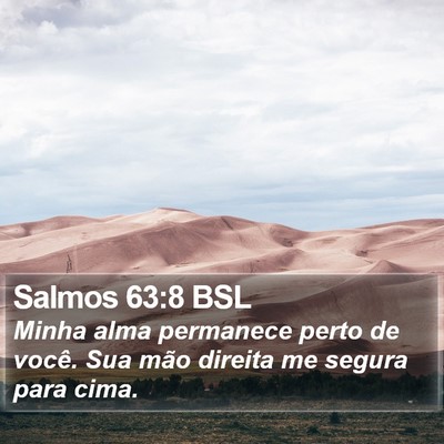 Salmos 63:8 BSL Bible Verse Image