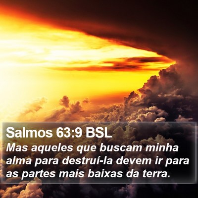 Salmos 63:9 BSL Bible Verse Image