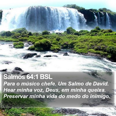 Salmos 64:1 BSL Bible Verse Image