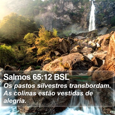 Salmos 65:12 BSL Bible Verse Image