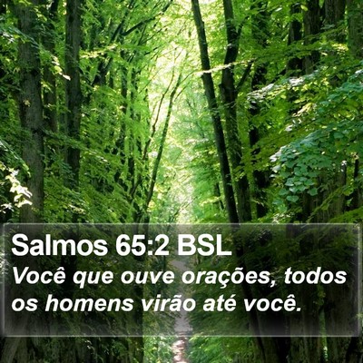 Salmos 65:2 BSL Bible Verse Image