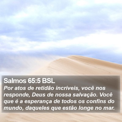 Salmos 65:5 BSL Bible Verse Image