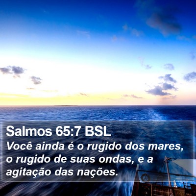 Salmos 65:7 BSL Bible Verse Image