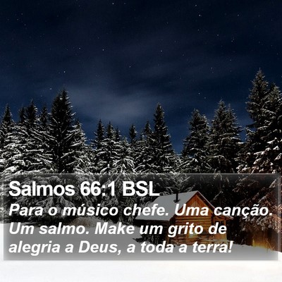 Salmos 66:1 BSL Bible Verse Image