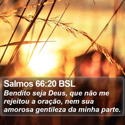 Salmos 66:20 BSL Bible Verse Image