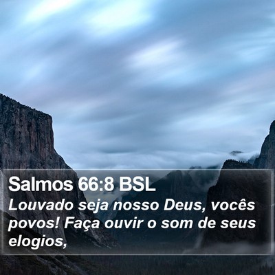 Salmos 66:8 BSL Bible Verse Image