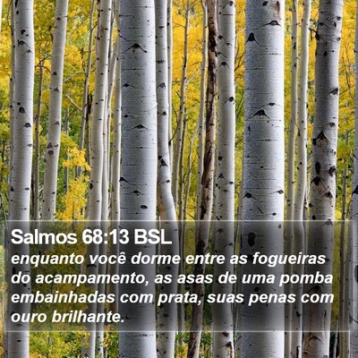 Salmos 68:13 BSL Bible Verse Image
