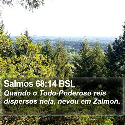 Salmos 68:14 BSL Bible Verse Image