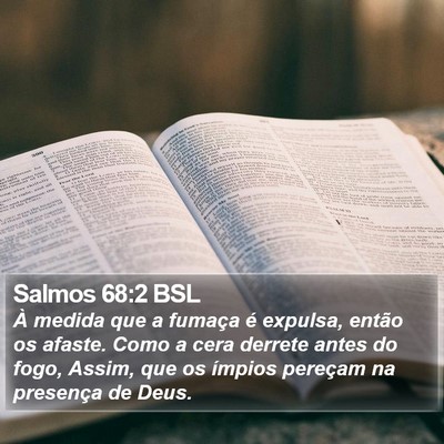 Salmos 68:2 BSL Bible Verse Image