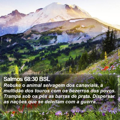 Salmos 68:30 BSL Bible Verse Image