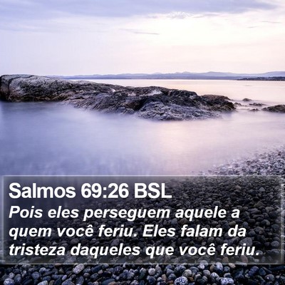Salmos 69:26 BSL Bible Verse Image