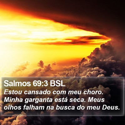 Salmos 69:3 BSL Bible Verse Image