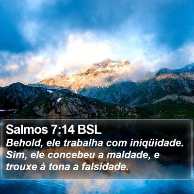 Salmos 7:14 BSL Bible Verse Image