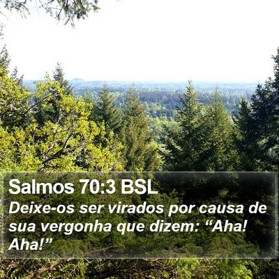 Salmos 70:3 BSL Bible Verse Image