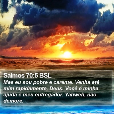 Salmos 70:5 BSL Bible Verse Image