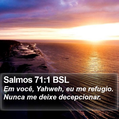 Salmos 71:1 BSL Bible Verse Image