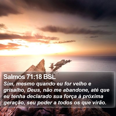 Salmos 71:18 BSL Bible Verse Image