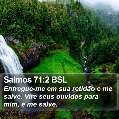 Salmos 71:2 BSL Bible Verse Image