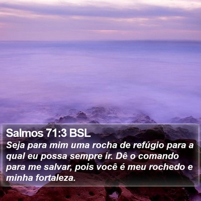 Salmos 71:3 BSL Bible Verse Image