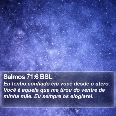 Salmos 71:6 BSL Bible Verse Image