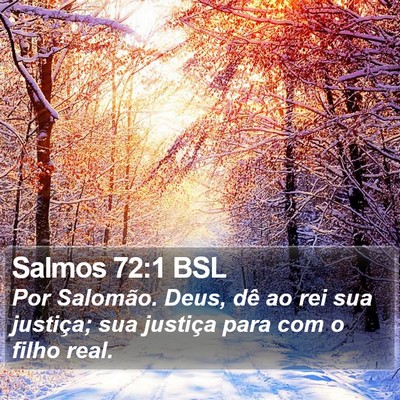 Salmos 72:1 BSL Bible Verse Image
